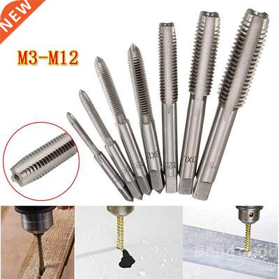 2pcs/lot M3 to M12 Industrial HSS Machine Spiral Point Strai