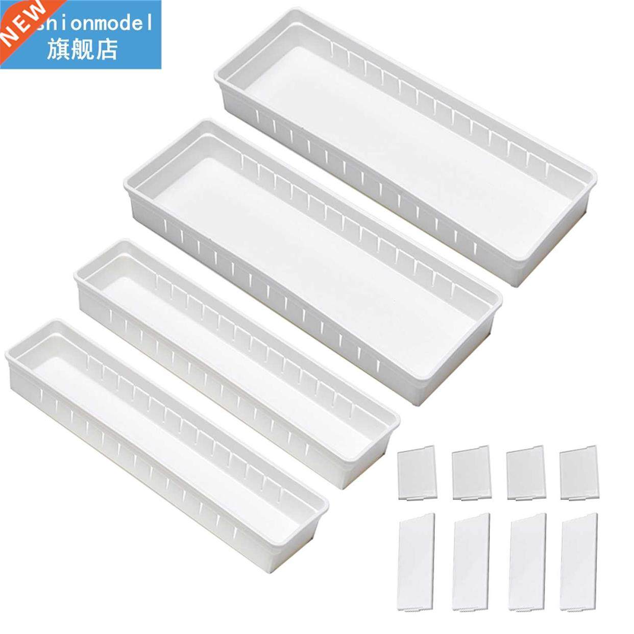 utensils with adjuable dividers drawer organizer pp tray h