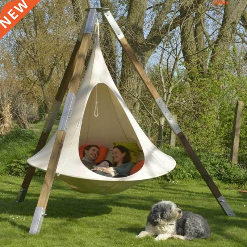 flying saucer lightweight portable nylon hammock backpacking