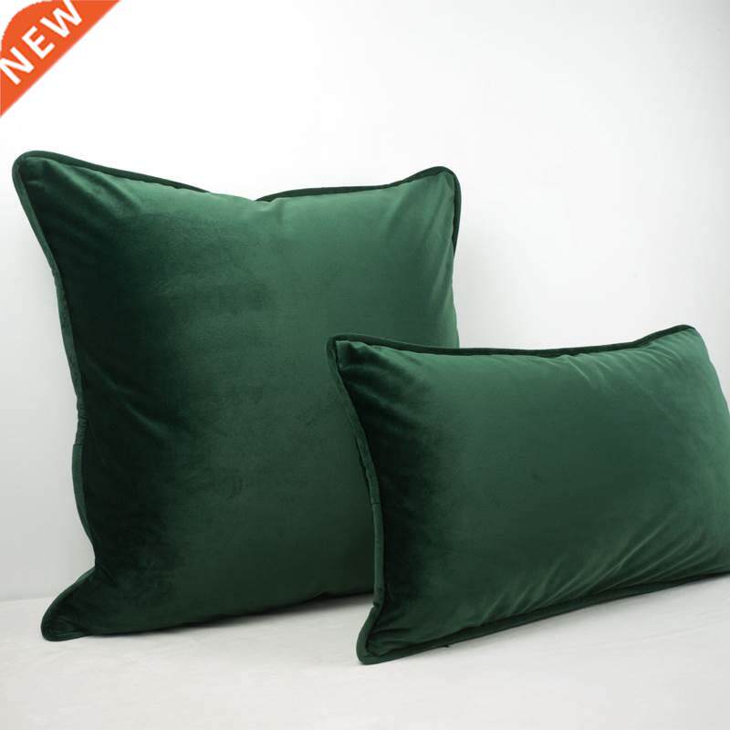 hgh qualty green black ppng desgn velvet cushon cover