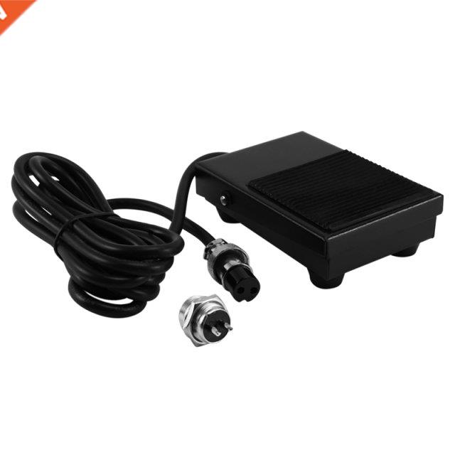 Hand Metal Foot Pedal Switch 1.8 Meters Cable 2 Pins Connect