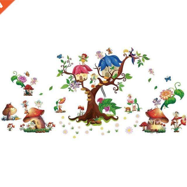 cartoon wall stickers living room bedroom diy detachable wat