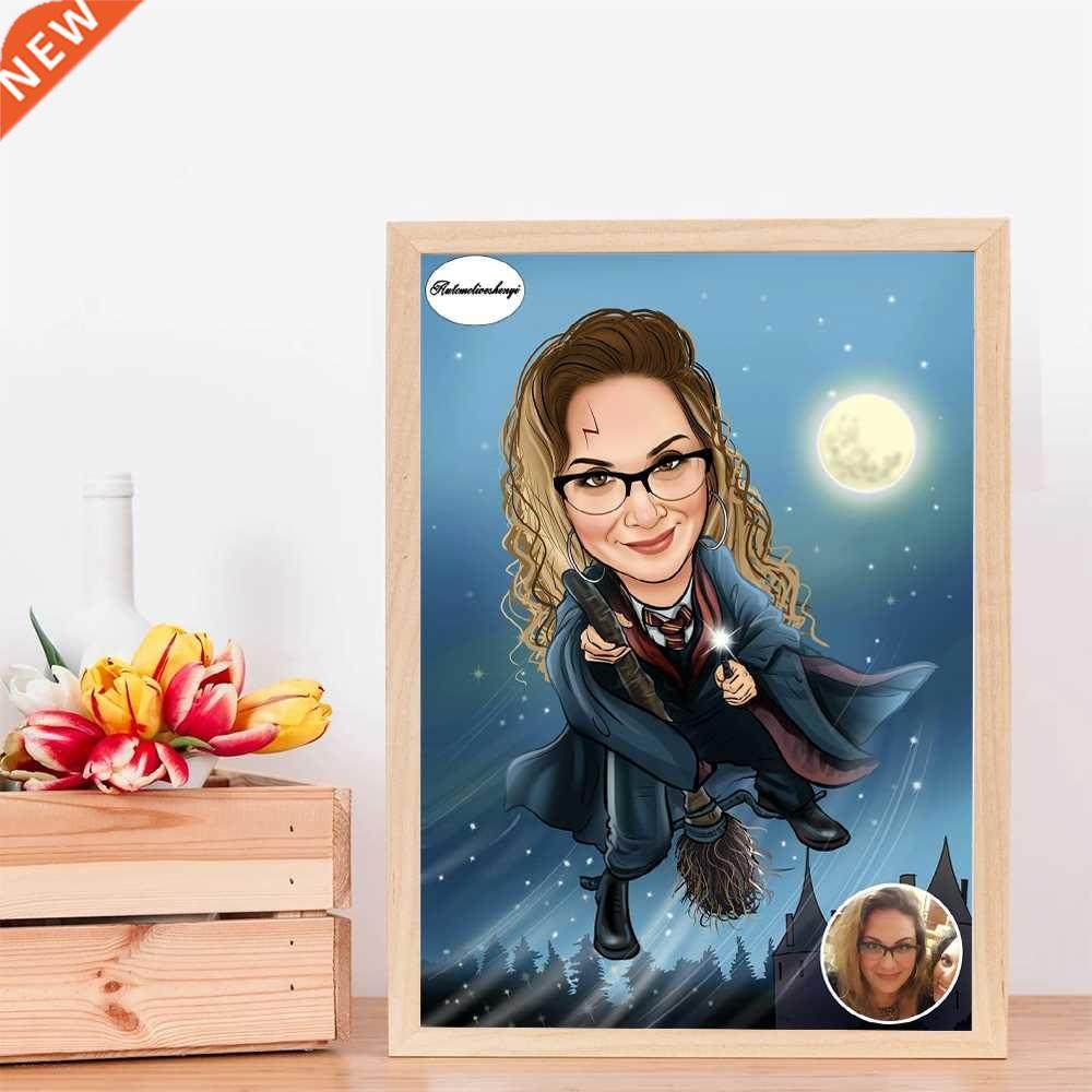 personalized comic cover custom character art gift idea prin