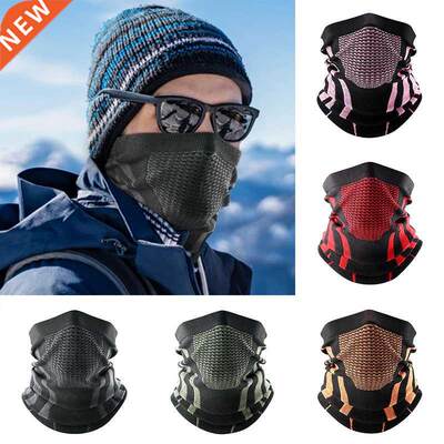 Winter Thermal Face Bandana Mask Cover Neck Warmer Gaiter Bi