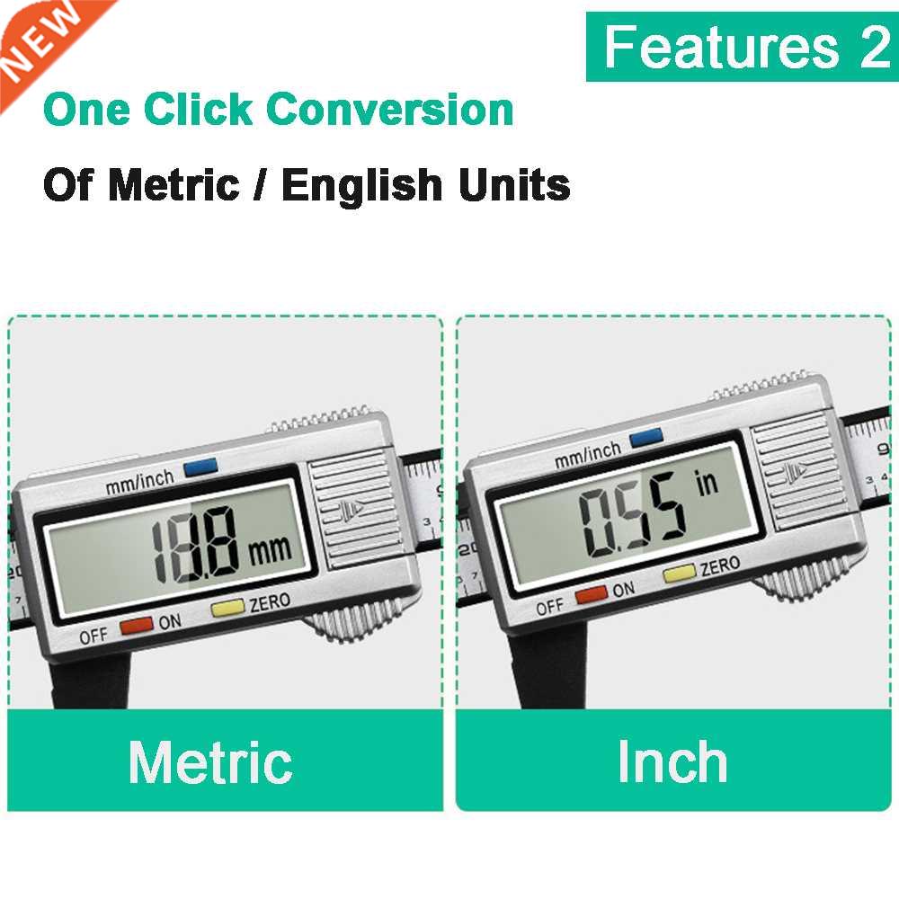 ingbonhand tools plastic tdigital vernier caliper 0-150mm 6