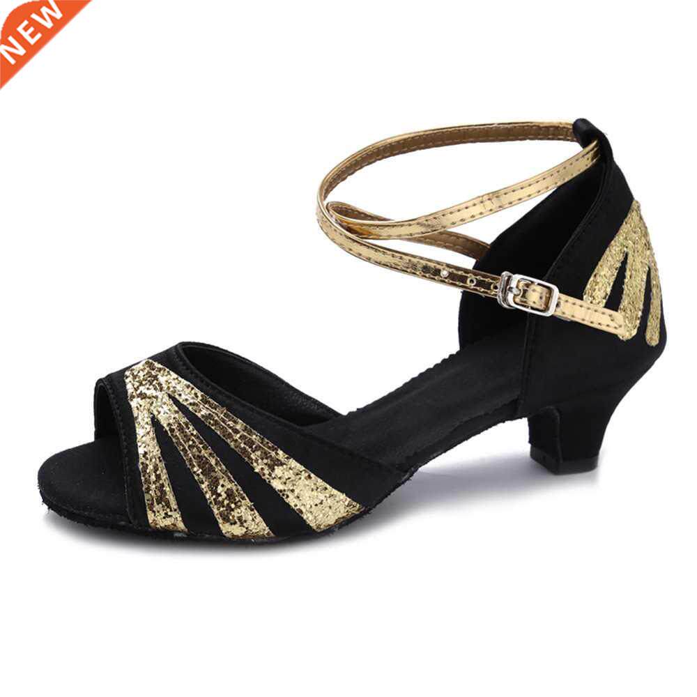 new women latin dance shoes 17-25cm lady kids children girl