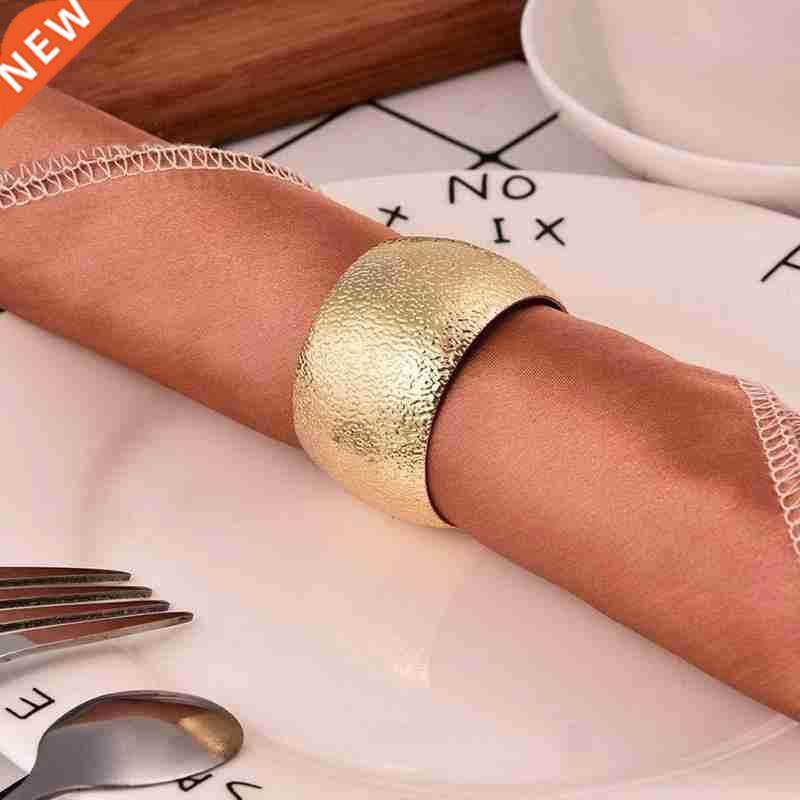 4pcs/set metal napkin rings for wedding christmas party hote