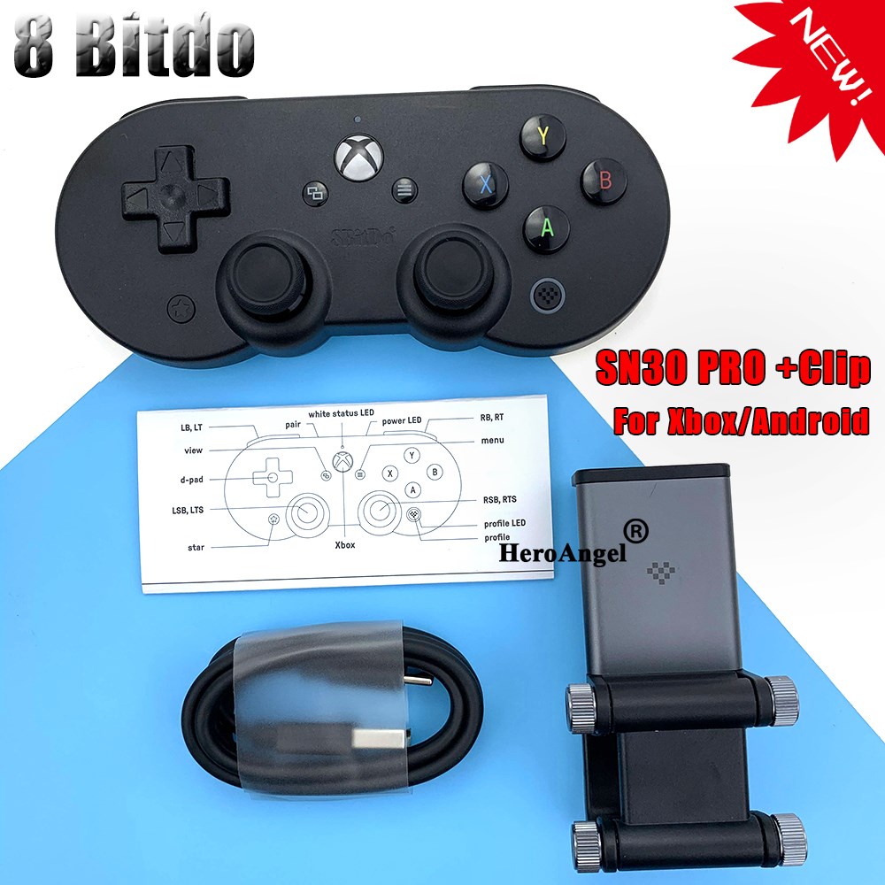 8BitDo Bluetooth Gamepad Controller SN30 Pro for Xbox cloud-封面