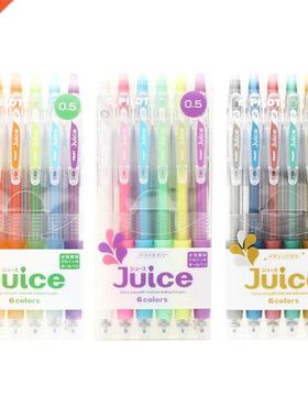 LifeMaster Pilot Juice Gel Pen 0.5 mm 6 Color Set Metallic/P