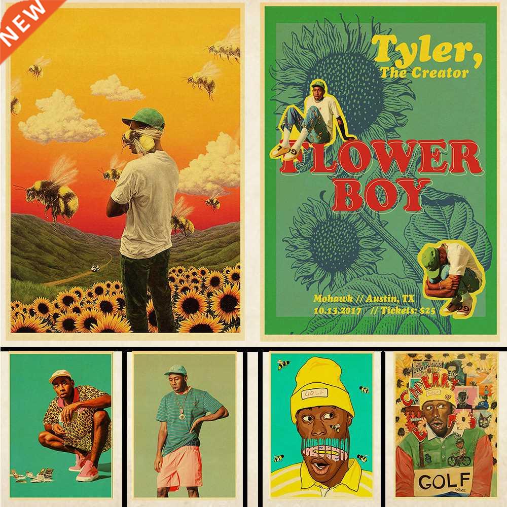 Tyler The Creator Flower Boy Band Music Cover Hip Hop Rapper