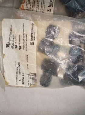 lumberg德国隆堡RKCW 4/7航空插头，实物照片。全 议价