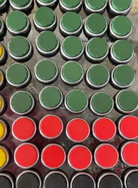 天逸凸头按钮LA42T-10 绿色红色黄色黑色 议价