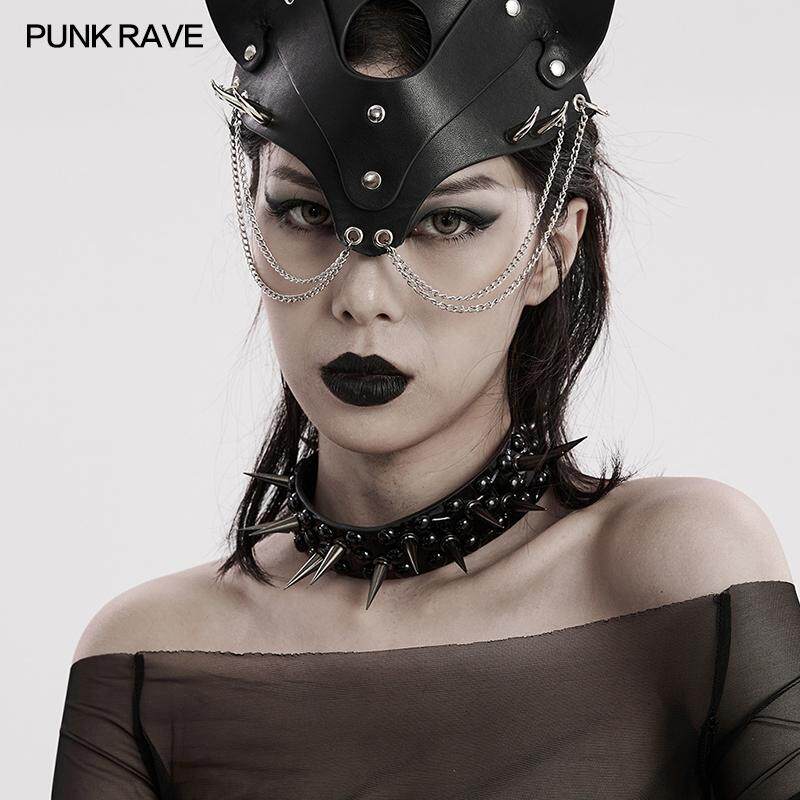 PUNKRAVE蒸汽朋克项链女锁骨链