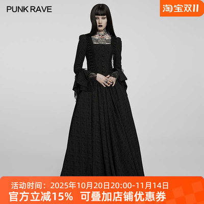 带刺新款提花大摆秋冬玫瑰华丽