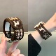 适用苹果手表iwatch10 s11表带百搭费尔岛毛绒魔术贴applewatch98
