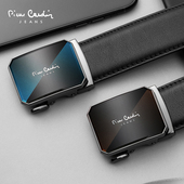 腰带潮 裤 皮尔卡丹皮带男真皮高档自动扣男士 腰带商务休闲牛皮新款