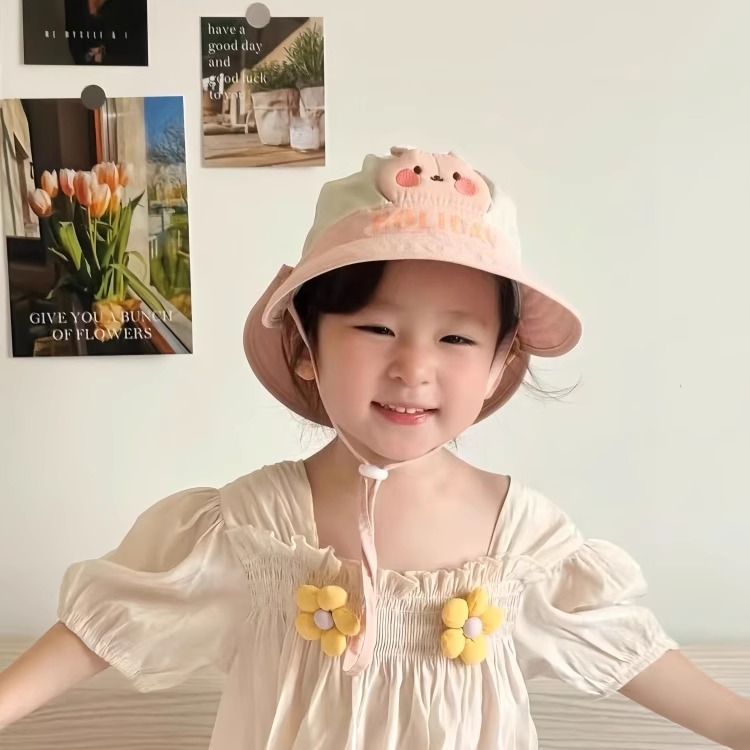 宝宝帽子春秋薄款防晒遮阳帽