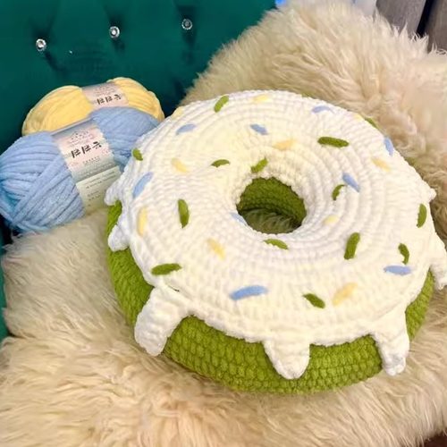 超级无敌巨可爱抹茶甜甜圈抱枕