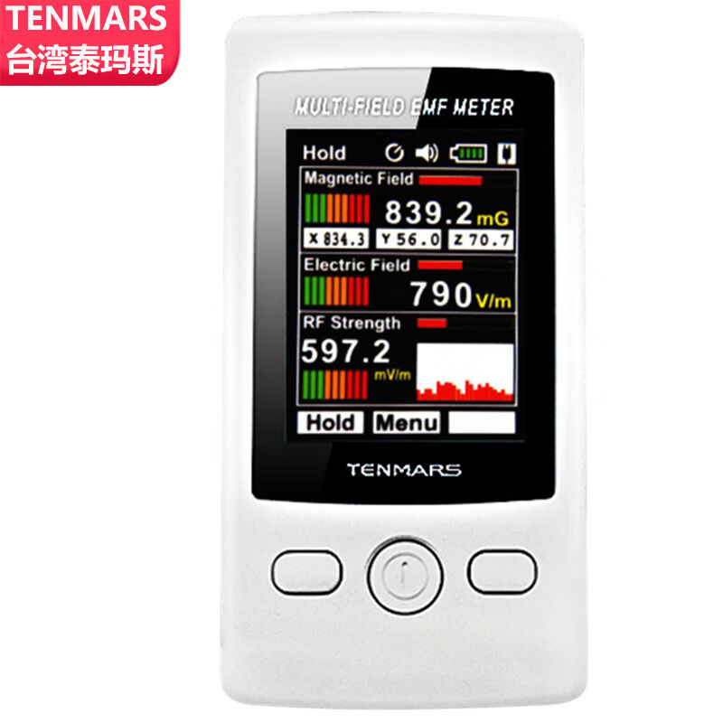 泰瑪斯(TENMARS)高低频磁场电磁波检测仪多功能高斯计辐射检测