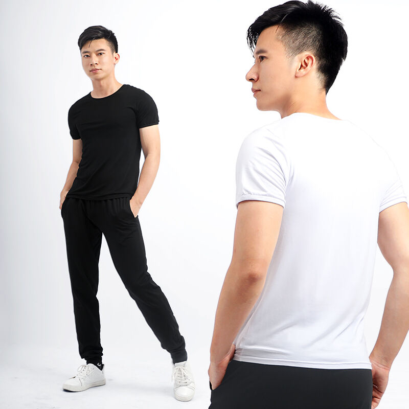 羞莎（xiusha）舞蹈服装男成人大童国标拉丁舞蹈练功服男士芭蕾表