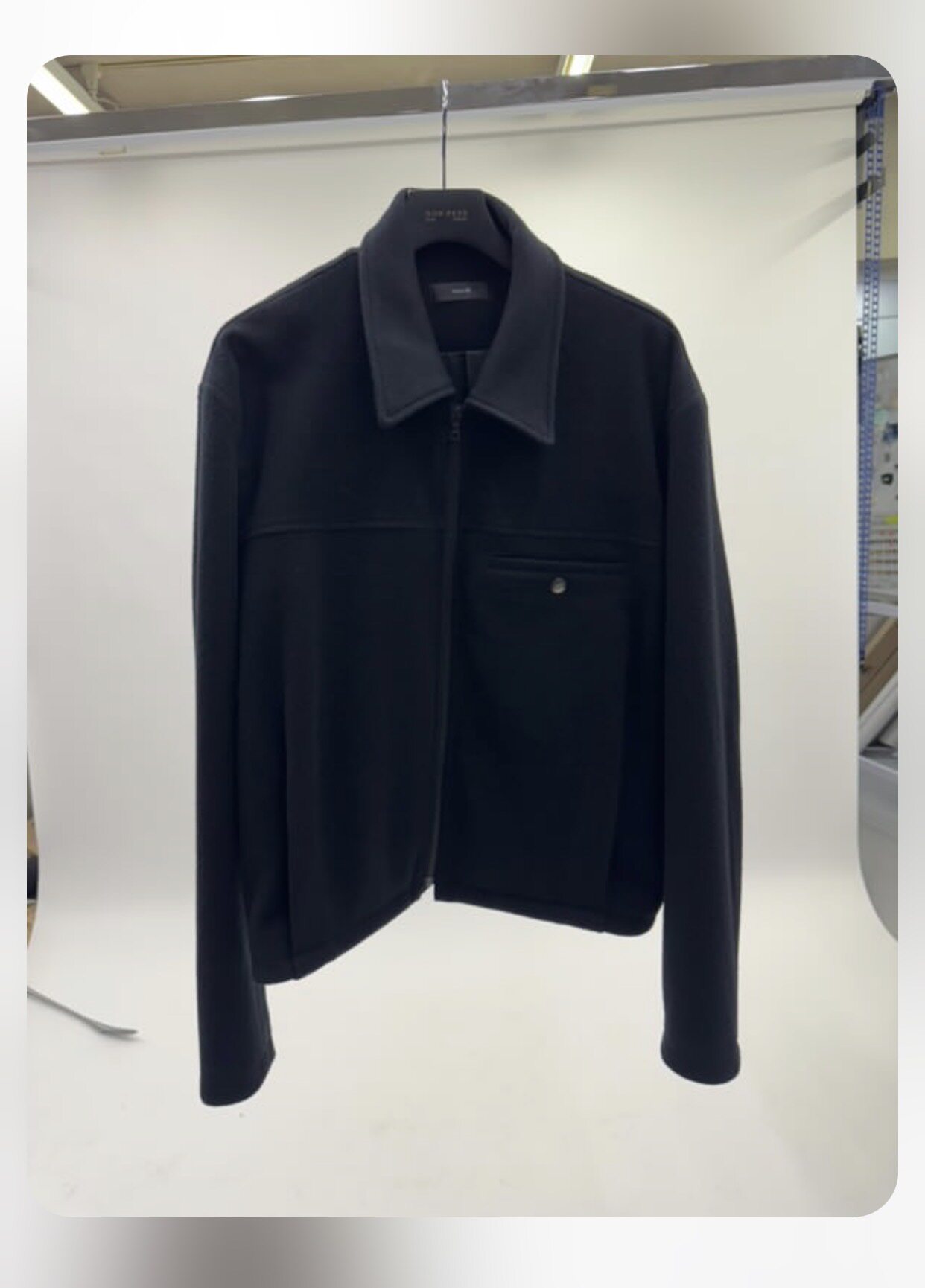 thumbnail for [In stock] Vujade Black Wool Jacket Kenijima Shoots High-End Edition Beyond the Release Edition Texture