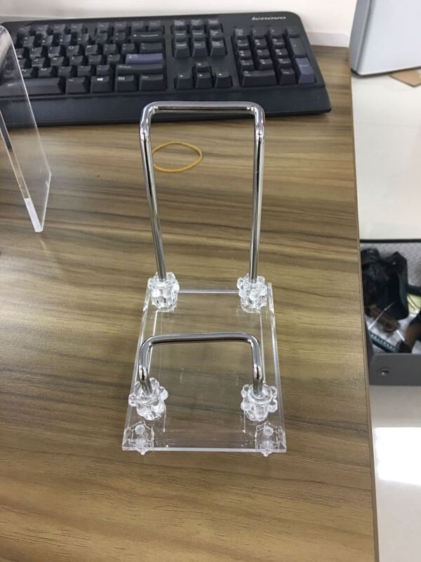 亚克力鞋托陈列展示架 男女式鞋托鞋金属支架四柱架有机鞋架鞋子