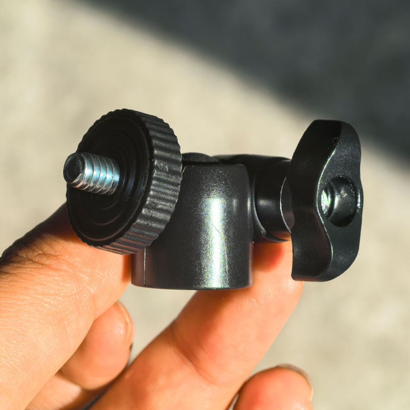 金属云台三脚架摄影配件万向1/4螺口云台直播灯架旋转360度,3C数码配件,云台,淘宝优惠券,粉丝福利购,淘宝优惠卷