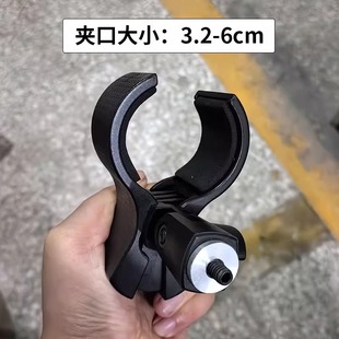 弹簧咪夹头通用电容麦夹配件 大号话筒夹子无线麦克风固定夹加大款