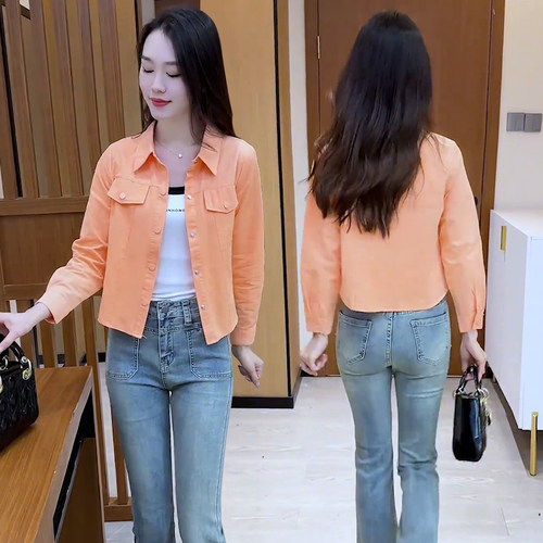 衬衫外套早春装女2026年新款女士春秋洋气百搭小个子短款小衫上衣