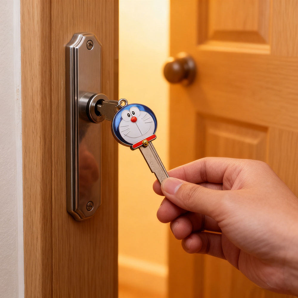 百搭通用钥匙胚柄叮当猫家用机械钥匙改装防盗门抽屉钥匙柄替换头,摩托车/装备/配件,摩托车钥匙,淘宝优惠券,粉丝福利购,淘宝优惠卷