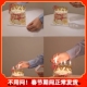 简约风2026新年除夕夜跨年夜数字蜡烛蛋糕装 饰英文礼花亚克力插件