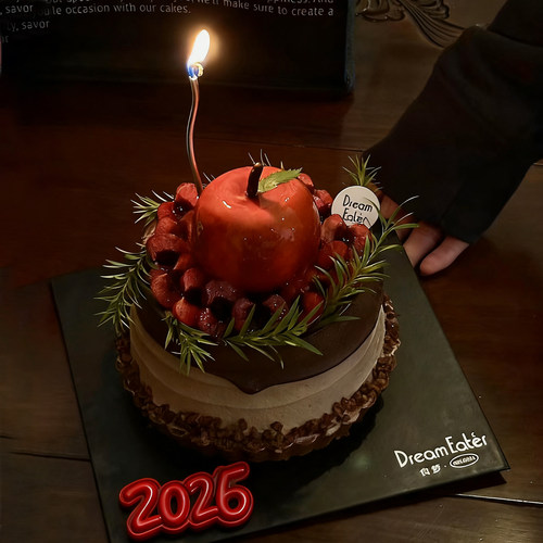 2026仪式感平安果跨年蛋糕装饰