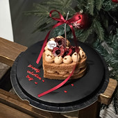 爆款 2.14情人节爱心造型车厘子蛋糕装 饰情侣纪念日DIY蝴蝶结丝带