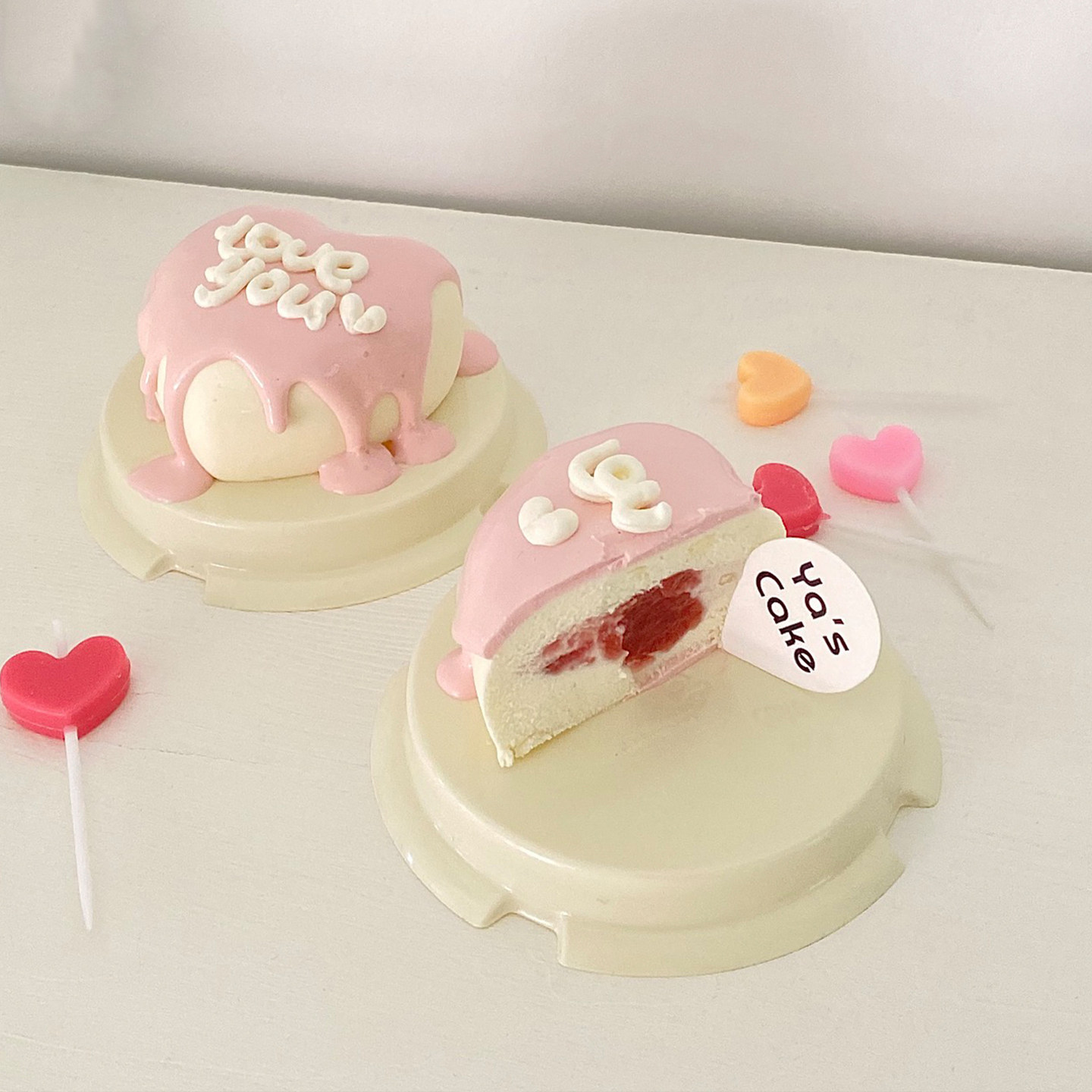 浪漫2.14情人节情侣表白淋面爱心小蛋糕圆形2寸透明包装盒送女友,节庆用品/礼品,蛋糕/烘焙装饰用品,淘宝优惠券,粉丝福利购,淘宝优惠卷