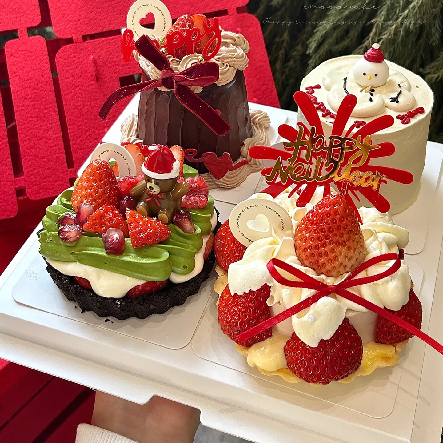 2026新年跨年mini可露丽草莓蛋糕