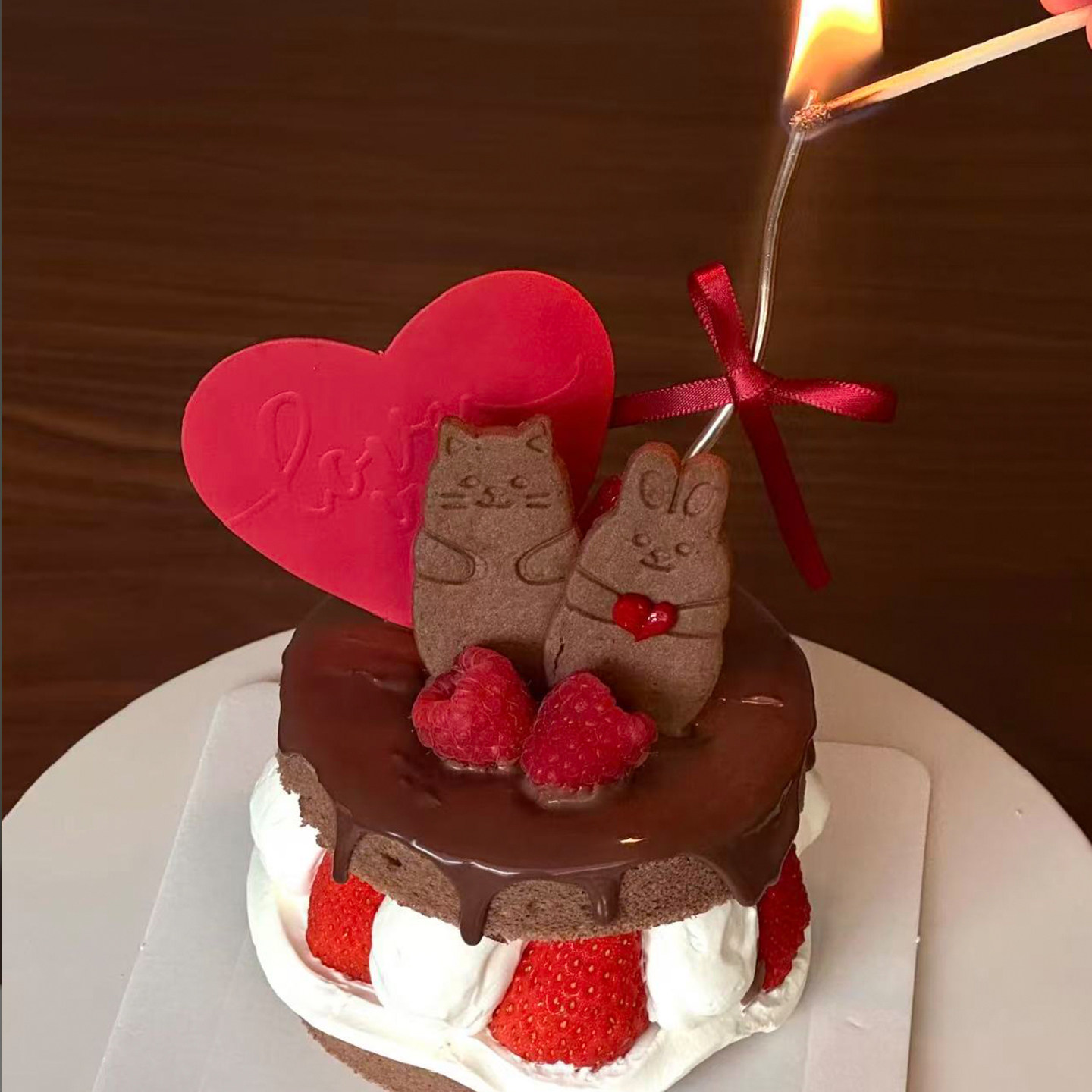 2.14情人节情侣熊兔饼干巧克力草莓夹心蛋糕装饰爱心印花DIY丝带,节庆用品/礼品,蛋糕/烘焙装饰用品,淘宝优惠券,粉丝福利购,淘宝优惠卷