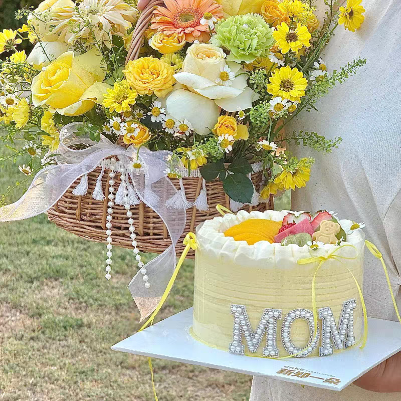 5.11母亲节鲜花编篮珍珠链配件蛋糕装饰亚克力mom插件蝴蝶结丝带,节庆用品/礼品,蛋糕/烘焙装饰用品,淘宝优惠券,粉丝福利购,淘宝优惠卷