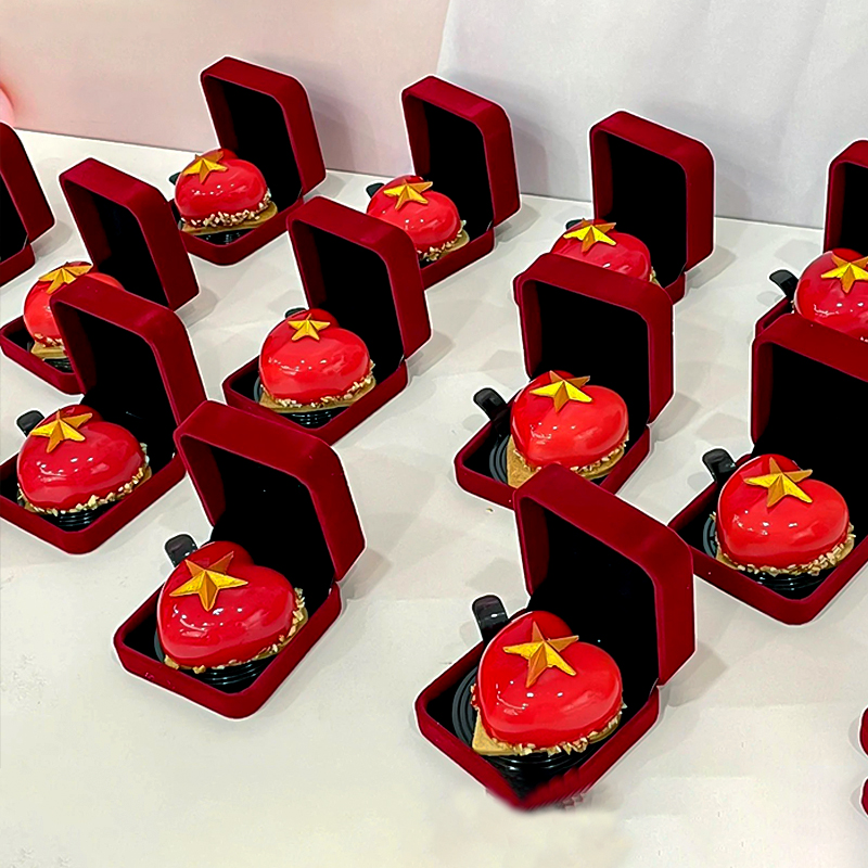 10.1国庆节退伍军人戒指盒蛋糕