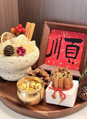 【家居好物】招财桌面摆件客厅玄关家居摆件聚宝盆乔迁新居装饰品