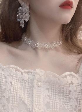 甲状腺术后遮挡神器夏天颈部遮疤神器项链丝巾颈纹时尚脖子饰品