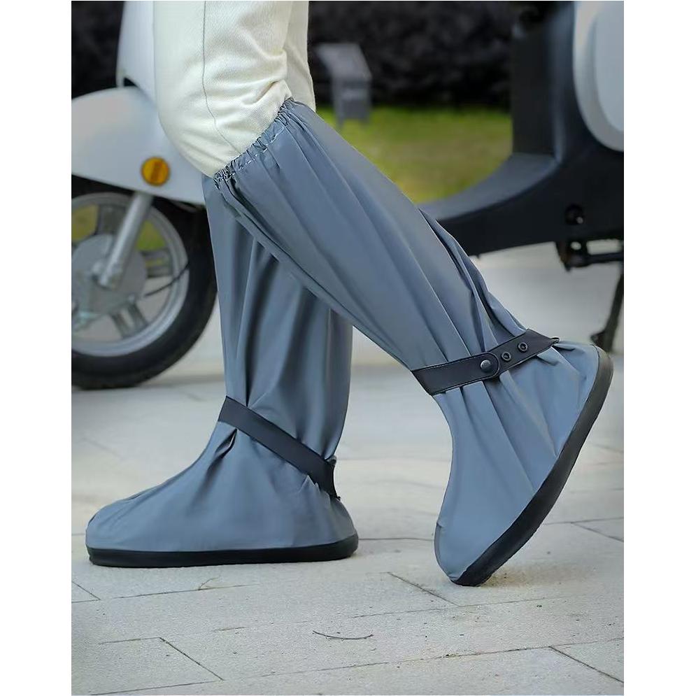 雨鞋套防水加厚耐磨防滑男防雨水鞋骑行下雨脚套反复使用雨靴