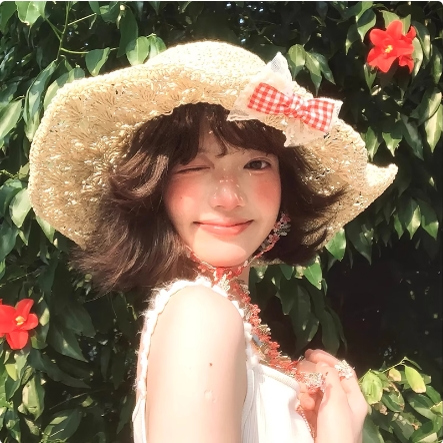 田园风蝴蝶结草帽女甜美百搭镂空大檐海边度假可折叠遮阳防晒帽子