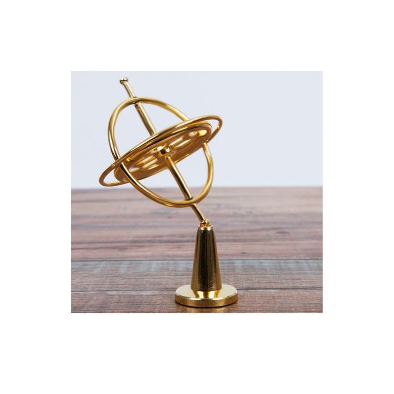 .角动量守恒反重力陀螺仪玩具解压自平衡悬浮稳定器高精度金属机