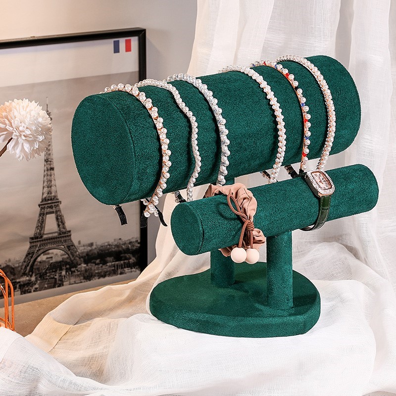 发箍收纳架绒布首饰架头箍架发卡架头绳发圈架头饰展示架家用82