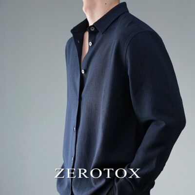 GZX ZEROTOX 立体泡泡纱纹理静奢提花质感休闲商务高级衬衫男外套