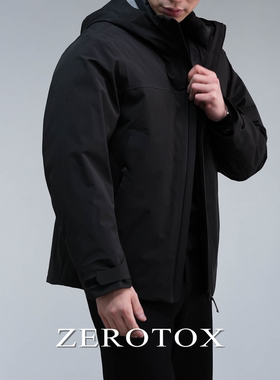 羽绒内胆冲锋衣 90鸭绒户外登山服防风拒水三合一外套