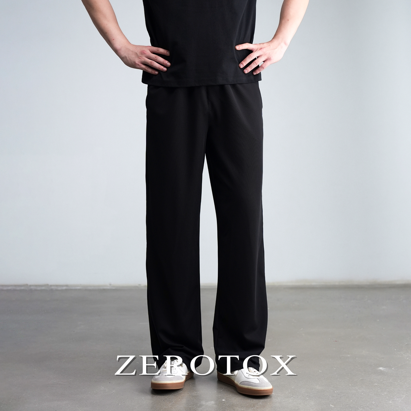 GZX ZEROTOX男士冰丝速干裤运动休闲长裤夏季薄款防晒透气直筒裤