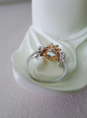 大号青蛙银色76C-23女士戒指