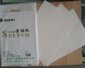 Marie’s/马利ZW41608全木浆画纸素描本白色本色4K8K素描纸