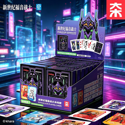 VINLAA扑克牌EVA新世纪福音战士收藏创意动漫高颜值帅气限定正版